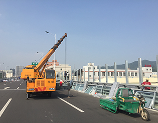 福建廈漳高速橋梁聲屏障項目圖片4